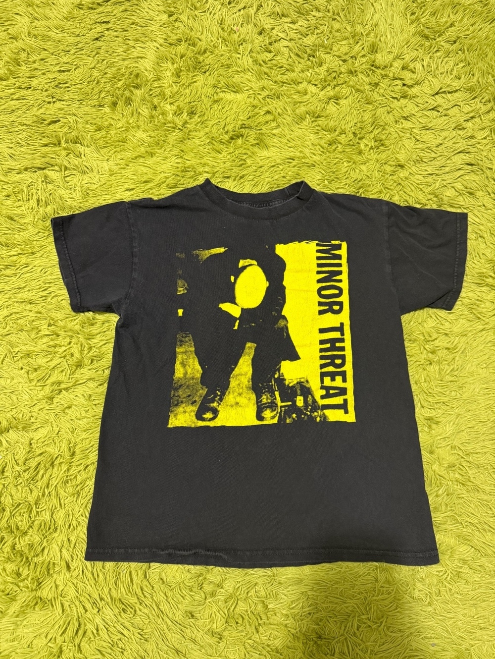 Vintage Minor Threat Self Titled Graphic T-shirt Size Medium Black
